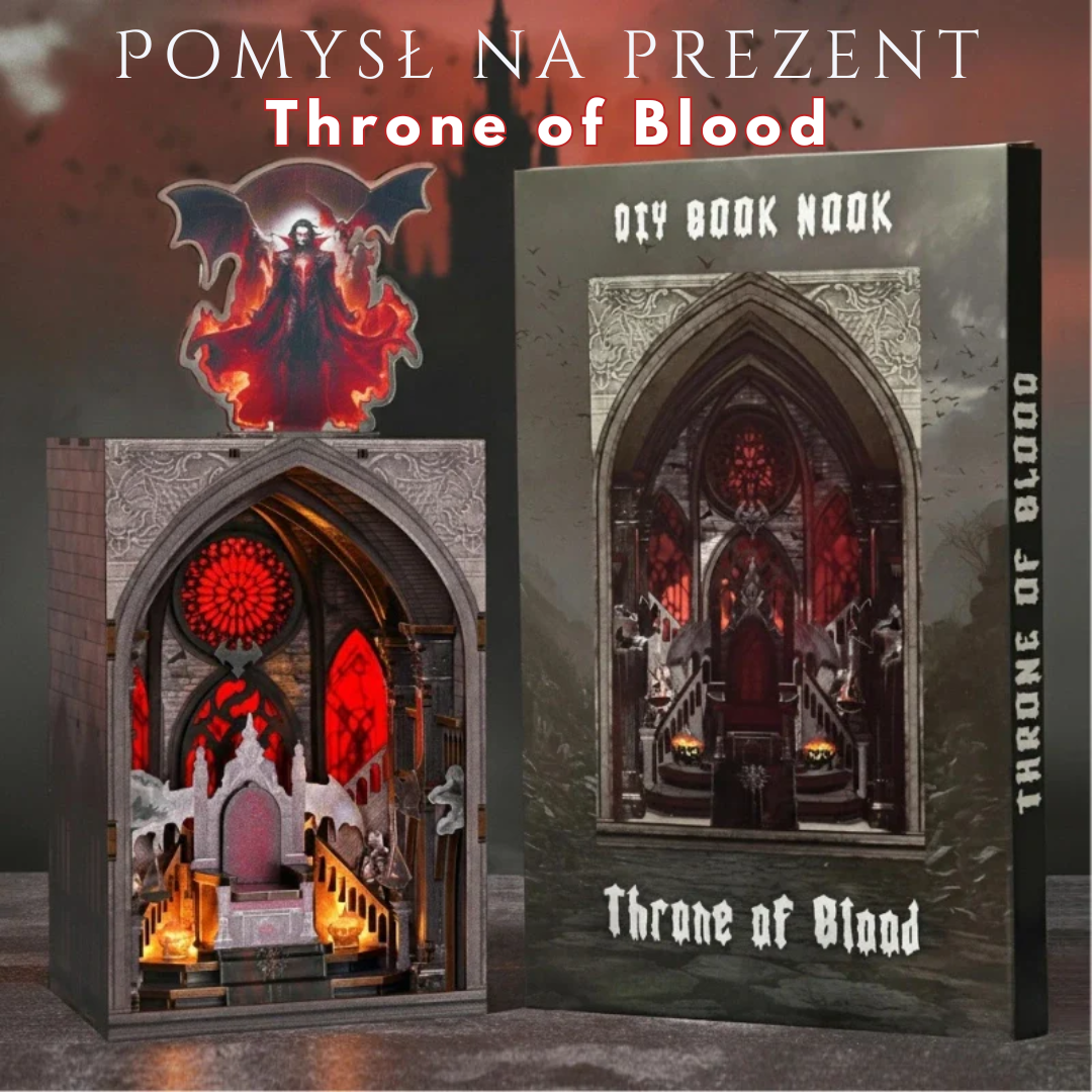 DIY Book Nook - Throne of Blood | Minicity Miniaturowy Domek – pomysł na prezent
