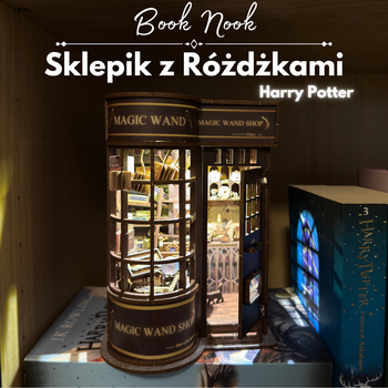 DIY Book Nook - Sklepik z Różdżkami (Harry Potter)