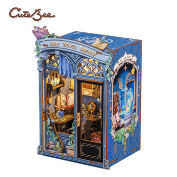 DIY Book Nook - Agencja Podróży Dusz Nowa Wersja | Cutebee Miniaturowy Domek