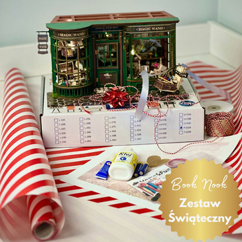 Zestaw Świąteczny Book Nook – Magiczny Sklep Harry Potter | Cutebee Puzzle 3D