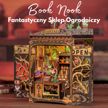 DIY Book Nook - Fantastyczny Sklep Ogrodniczy | Cutebee