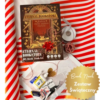DIY Book Nook Zestaw Świąteczny – Eternal Bookstore | Cutebee Miniaturowy Domek
