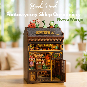 DIY Book Nook - Fantastyczny Sklep Ogrodniczy Nowa Wersja | Cutebee Miniaturowy Domek