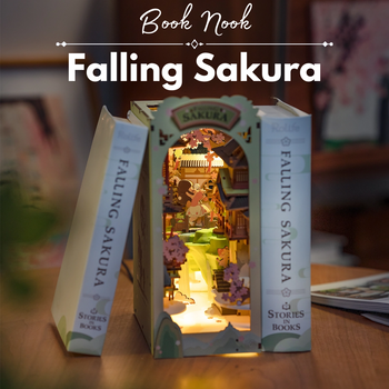 DIY Book Nook - Falling Sakura I Rolife