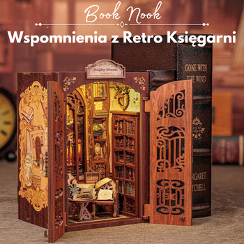 DIY Book Nook - Wspomnienia z Retro Księgarni | Cutebee