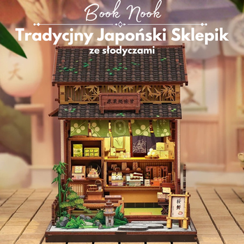 DIY Book Nook - Tradycyjny Japoński Sklepik | Cutebee