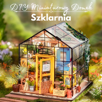 Szklarnia Rolife DIY Miniaturowy Domek 3D