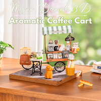 Mini Domek 3D - Aromatic Coffee Cart I Rolife
