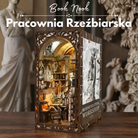 Pracownia Rzeźbiarska Minicity DIY Book Nook – Puzzle 3D Prezent