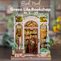 DIY Book Nook - Green Life Bookshop | Cutebee