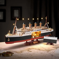 Titanic 1912 Eternal Voyager – Puzzle 3D Robotime z LED (433 el.)