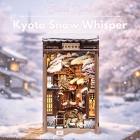 Kyoto Snow Whisper – DIY Book Nook Puzzle 3D | CuteBee