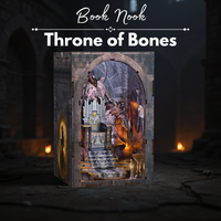 DIY Book Nook - Throne of Bones | Minicity Miniaturowy Domek
