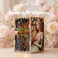 Śpiąca Królewna Minicity DIY Book Nook – Puzzle 3D Prezent