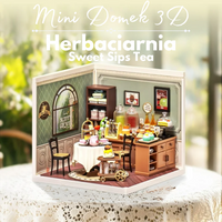 Mini Domek 3D - Herbaciarnia Sweet Sips Tea | Rolife