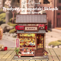 Sklepik z Lalkami Kokeshi – DIY Book Nook Puzzle 3D | CuteBee