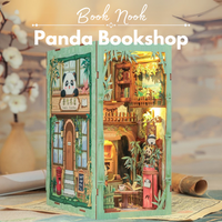DIY Book Nook - Panda Bookshop | Cutebee