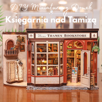 Księgarnia nad Tamizą – DIY Book Nook Puzzle 3D | CuteBee