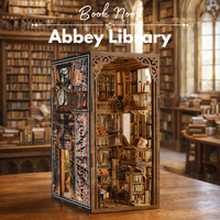 Abbey Library Minicity DIY Book Nook – Puzzle 3D Prezent