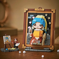 DIY Mini Klocki Obraz 3D - Dziewczyna Z Perłą