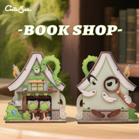 Drewniany Zestaw Puzzle 3D - Book Shop