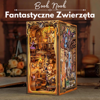 DIY Book Nook - Fantastyczne Zwierzęta | Cutebee