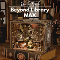 Beyond Library MAX – Biblioteka Czarodziejów DIY Book Nook LED Puzzle 3D