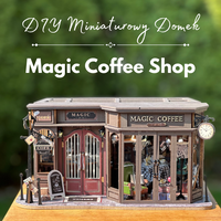 DIY Miniaturowy Domek - Magic Coffee Shop | Cutebee