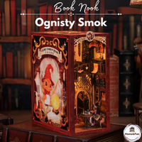 DIY Book Nook - Ognisty Smok | Dom Gryffindor Cutebee Mini Domek 3D