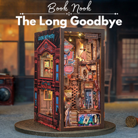 Diy Book Nook -  The Long Goodbye | Cutebee Miniaturowy Domek