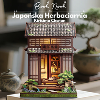 Japońska Herbaciarnia Kirishima Cha-an – DIY Book Nook Puzzle 3D | CuteBee