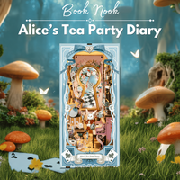 Alice's Tea Party Diary – DIY Book Nook Joincon | Puzzle 3D Prezent