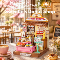 Mini Domek 3D - Sweetie’s Donut Shop | Rolife