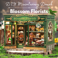 DIY Miniaturowy Domek - Blossom Florists I Cutebee