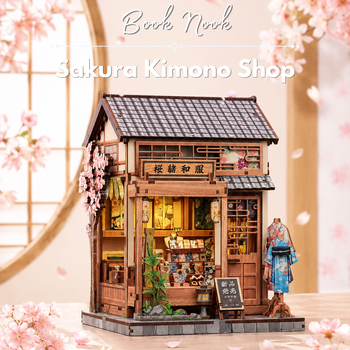 Sakura Kimono Shop – DIY Book Nook Puzzle 3D | CuteBee