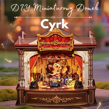 DIY Miniaturowy Domek - Cyrk | Cutebee