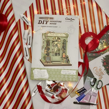 Zestaw Świąteczny Book Nook – Kwiaciarnia Champs-Elysees | Cutebee