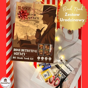 DIY Book Nook Zestaw Urodzinowy - Agencja Detektywistyczna