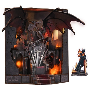 DIY Book Nook - Throne of Blades | Minicity Miniaturowy Domek