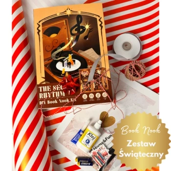 DIY Book Nook Zestaw Świąteczny – Sekretny Rytm | Cutebee Miniaturowy Domek