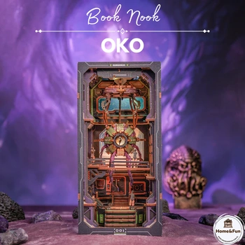 DIY Book Nook - OKO | Miniaturowy Domek Cutebee