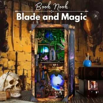 Blade and Magic Minicity DIY Book Nook – Puzzle 3D Prezent