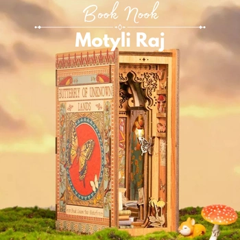 DIY Book Nook - Motyli Raj | Cutebee