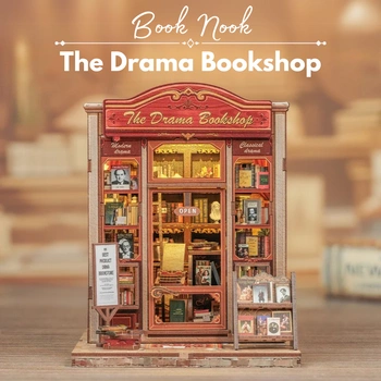 DIY Book Nook - The Drama Bookshop | Cutebee