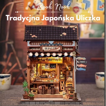 DIY Book Nook - Tradycyjna Japońska Uliczka | Cutebee