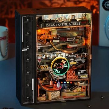  Puzzle 3D Tor Kulkowy - Hip-Hop Style | Mechaniczny Marble Run Robotime ROKR