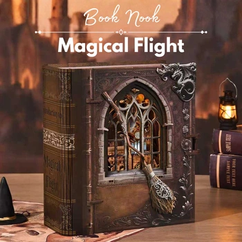 Magical Flight – DIY Book Nook Minicity | Puzzle 3D Prezent