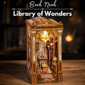  Library of Wonders - DIY Book Nook | Rolife