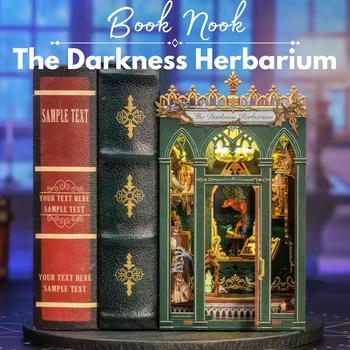 DIY Book Nook - The Darkness Herbarium | Cutebee