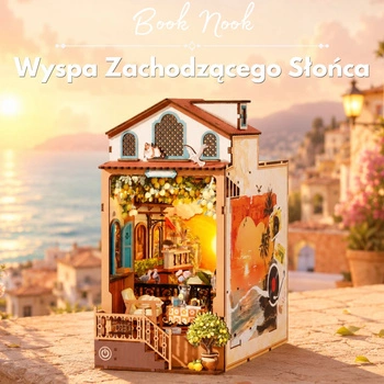 Wyspa Zachodzącego Słońca - DIY Book Nook Puzzle 3D | Rolife